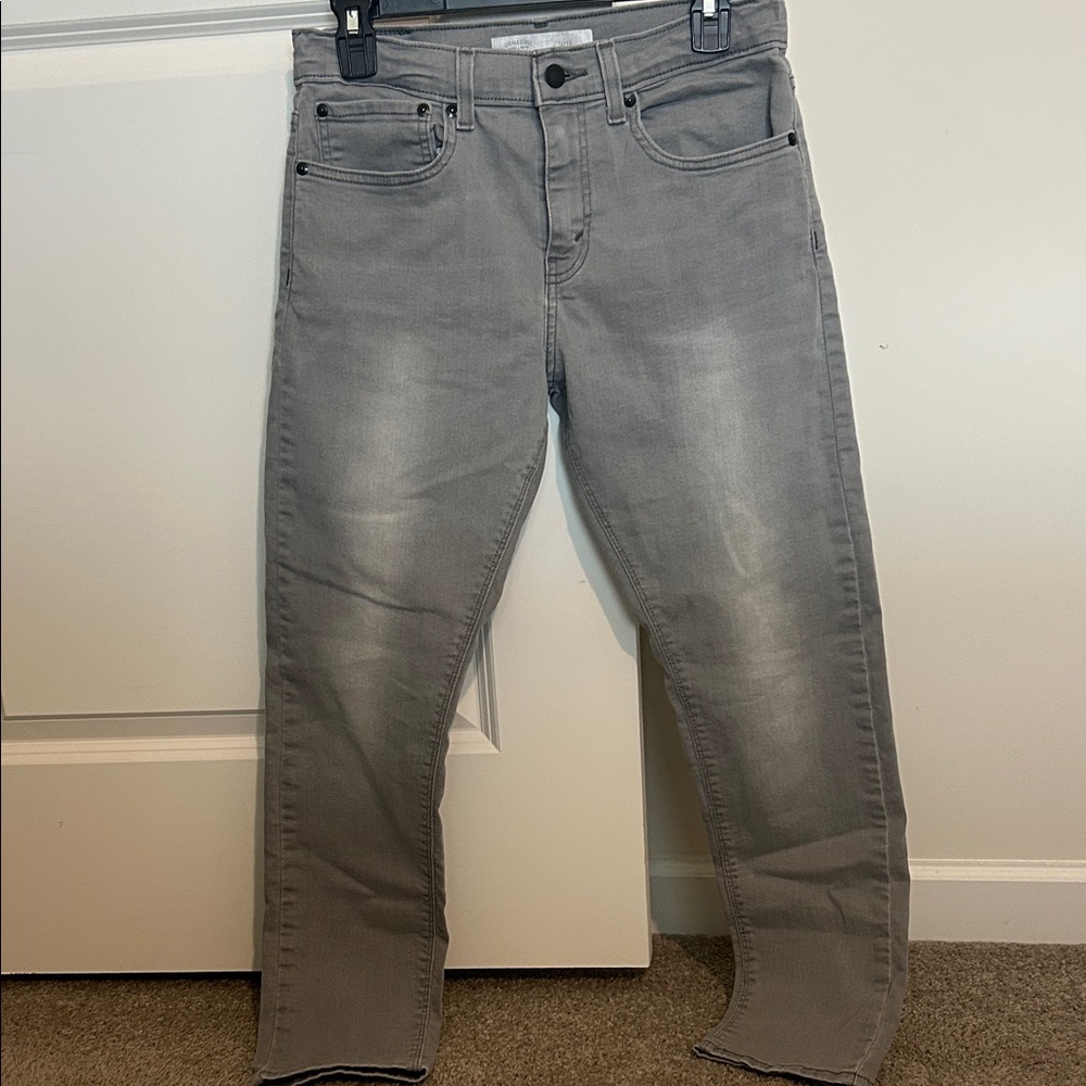 Gray Levi Boys Jeans